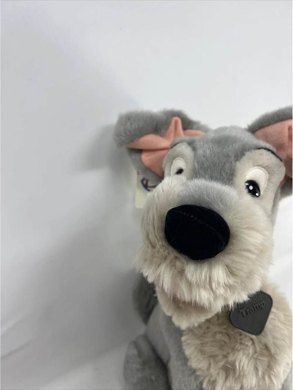 Vintage NWT Disney Store The Lady and the Tramp 14” Plush Doll with Metal Tag